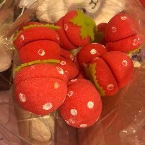 Foam Strawberry Curlers